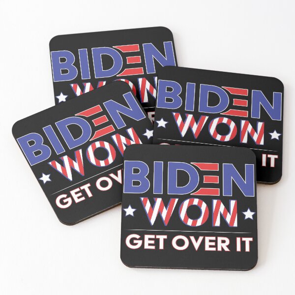 Item preview, Biden Won Get Over It - Biden Harris We Won designed and sold by LookFrog.