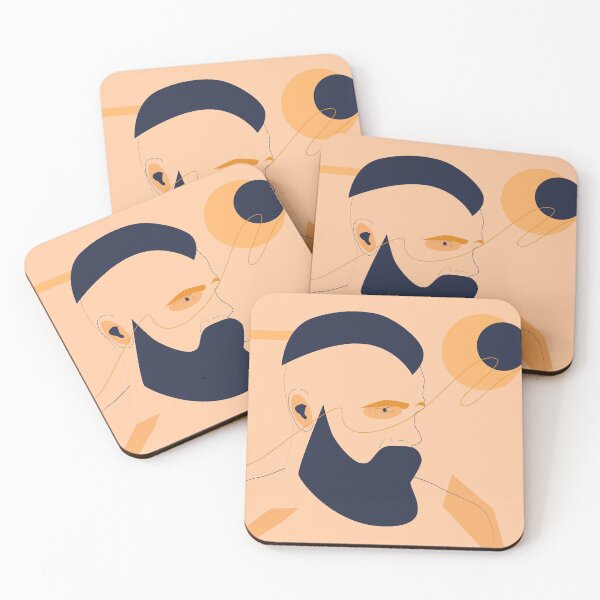 Item preview, Modern abstract cover man, minimal cover design. designed and sold by NikitaEmelianov.