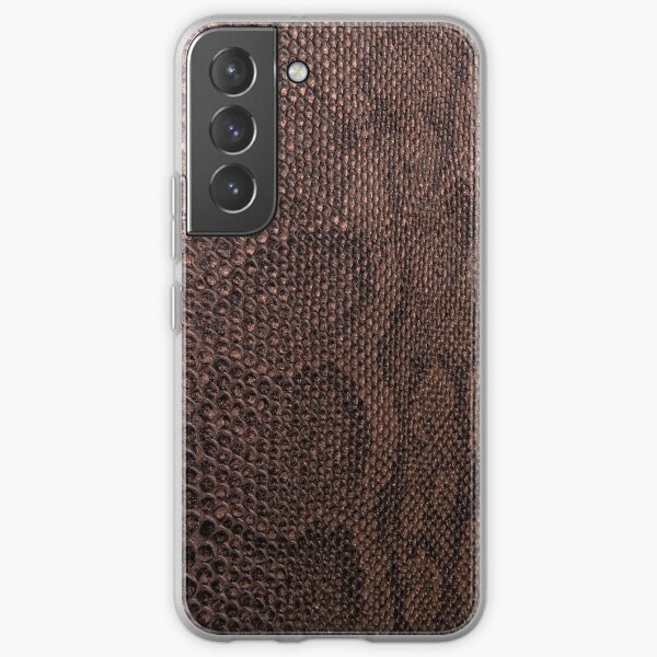 Leather Snakeskin Design Samsung Galaxy Soft Case