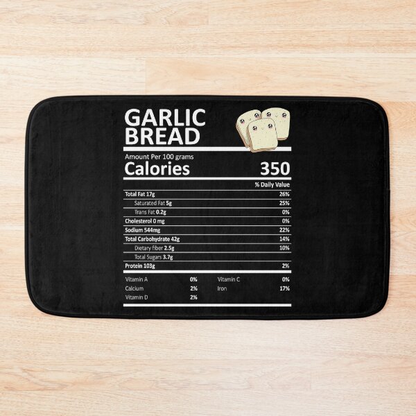 Item preview, Garlic Bread Nutritional Value Funny Festive Holiday designed and sold by fatamyfan1.