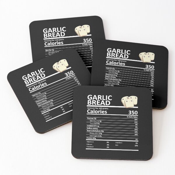 Item preview, Garlic Bread Nutritional Value Funny Festive Holiday designed and sold by fatamyfan1.