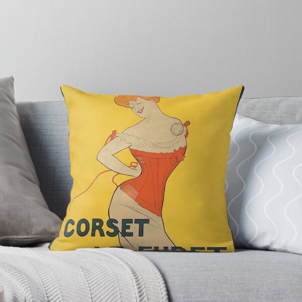 Item preview, retro corset le furet hygiene elegance souplesse designed and sold by CorasPosters.