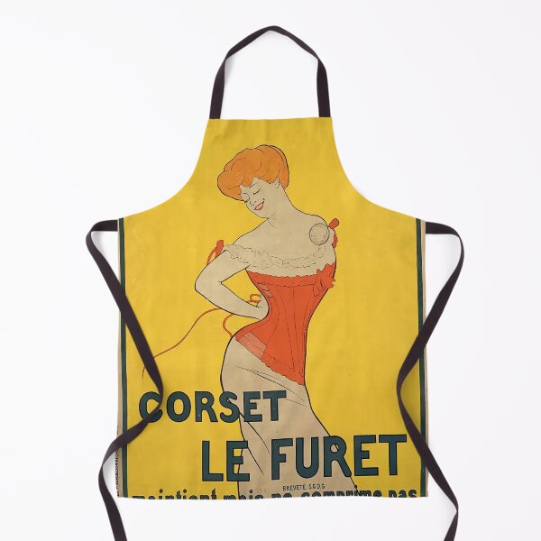 Item preview, retro corset le furet hygiene elegance souplesse designed and sold by CorasPosters.