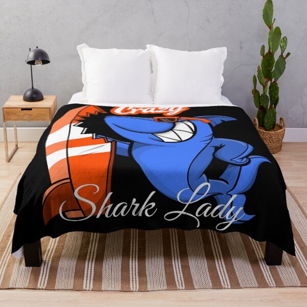Item preview, Crazy shark lady designed and sold by dreamofdenim.