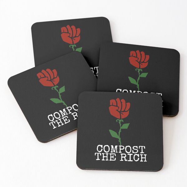 Item preview, Funny Leftist Humor - Compost The Rich - Anti Capitalist Revolution Socialist Gardener Gardening designed and sold by RockFireMerch.