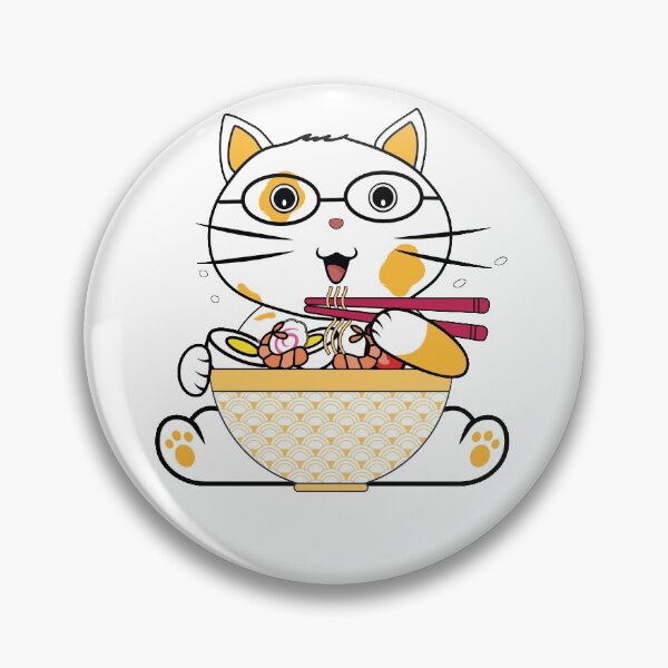 Artikelvorschau, Sushi - Katze frisst Ramen entworfen und verkauft von iLVfantasy.