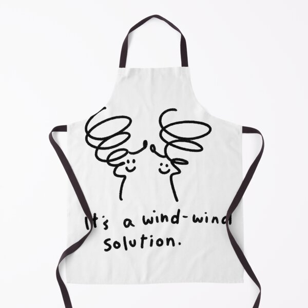 Item preview, It's a win-win solution. Black Wind-Wind. designed and sold by ShelliesWorld.