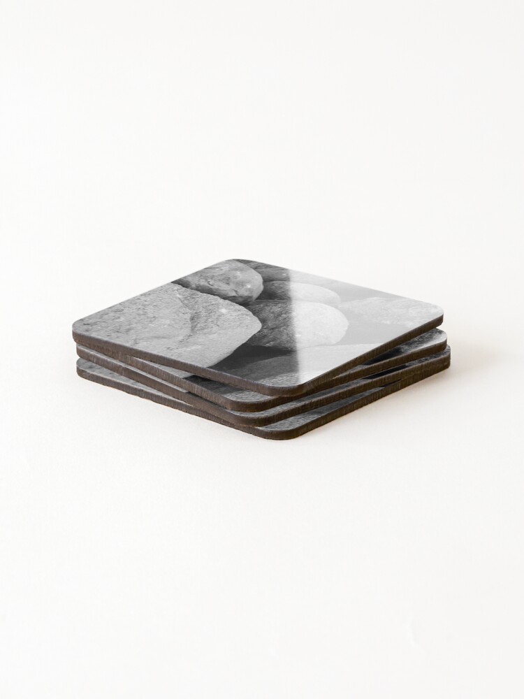 Thumbnail 4 of 5, Coasters (Set of 4), Pile Of Rocks designed and sold by RamiBeans.