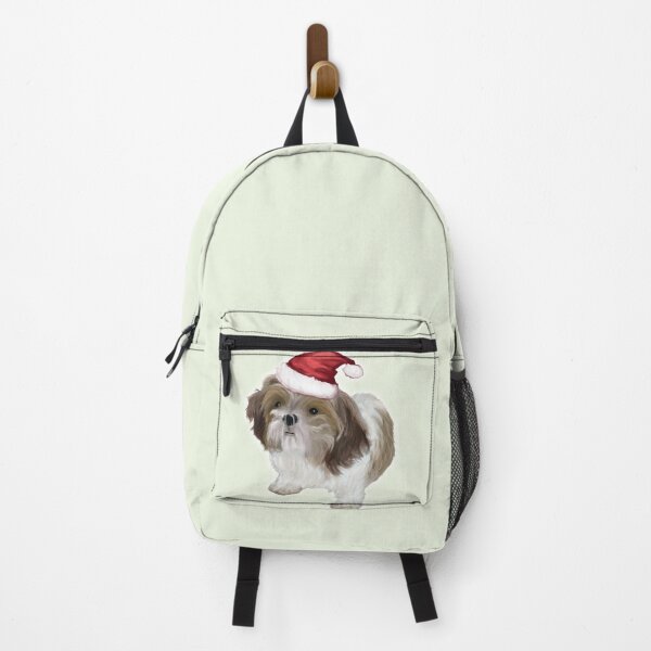 Item preview, shitzu dog painting Christmas designed and sold by PetArt  ⭐⭐⭐⭐⭐.