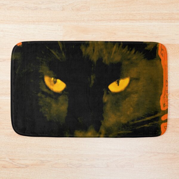 Item preview, Black Cat, Red Background designed and sold by Geoff Treagus.
