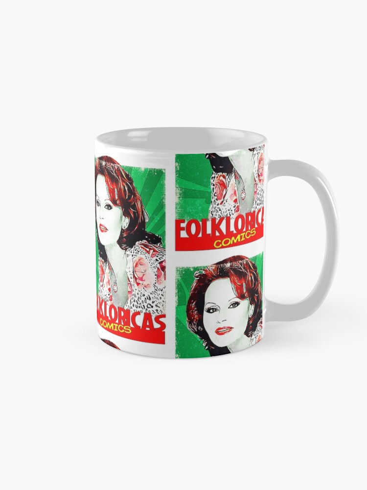 Imagen 5 de 6, Taza de café con la obra Rocío Durcal en Folkloricas Comics Vintage , diseñada y vendida por LoveCopla.