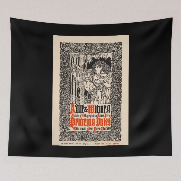 Item preview, retro ault wiborg printing inks  designed and sold by CorasPosters.