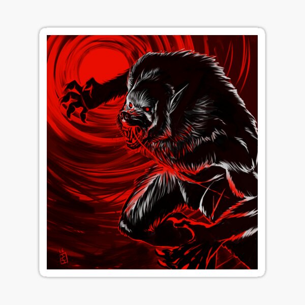 Blood Moon Sticker