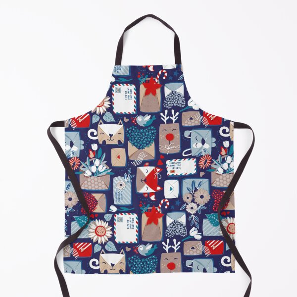 Item preview, Happy mail // blue brown and red letters designed and sold by SelmaCardoso.