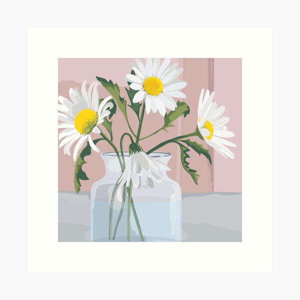 Item preview, Daisy Art Print designed and sold by laurendemoet.