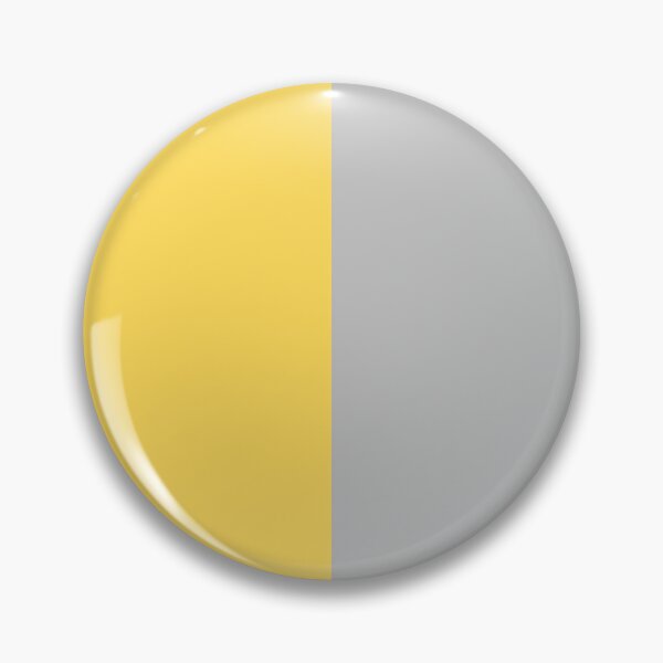 Item preview, Mustard Yellow And Silver Gray Half And Half designed and sold by rewstudio.