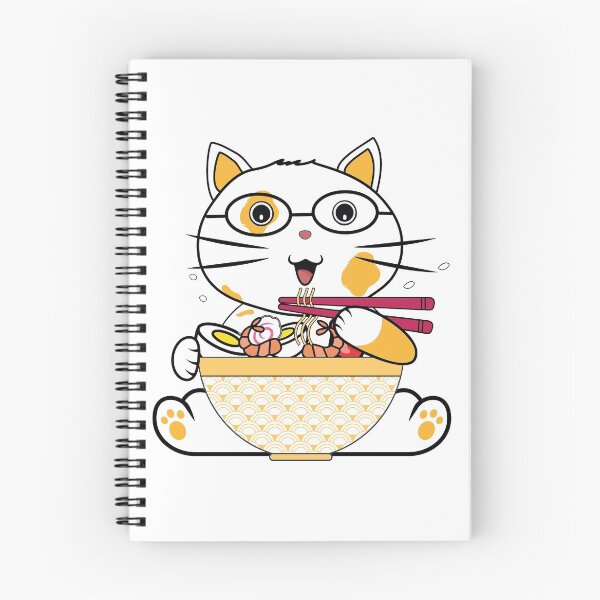 Item preview, Sushi - Cat eating ramen designed and sold by iLVfantasy.