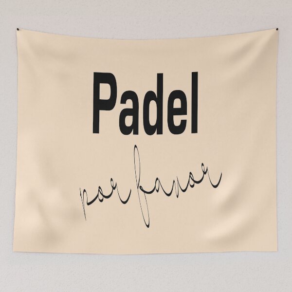 Item preview, Padel Por Favor (Black Edition) designed and sold by GVibezPadel.