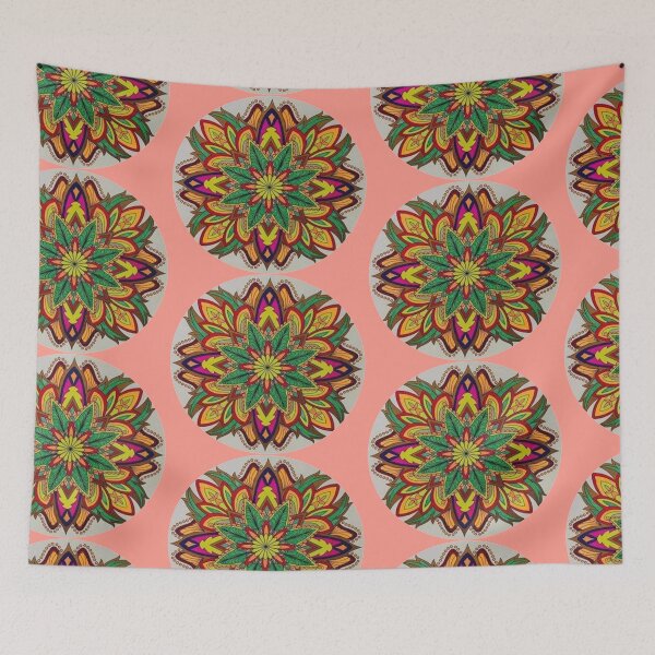 Item preview,  CHRISTMAS DECORATIONS : WONDERFUL ART RED YELLOW GREEN ORANGE BROWN designed and sold by Dahani-mo.