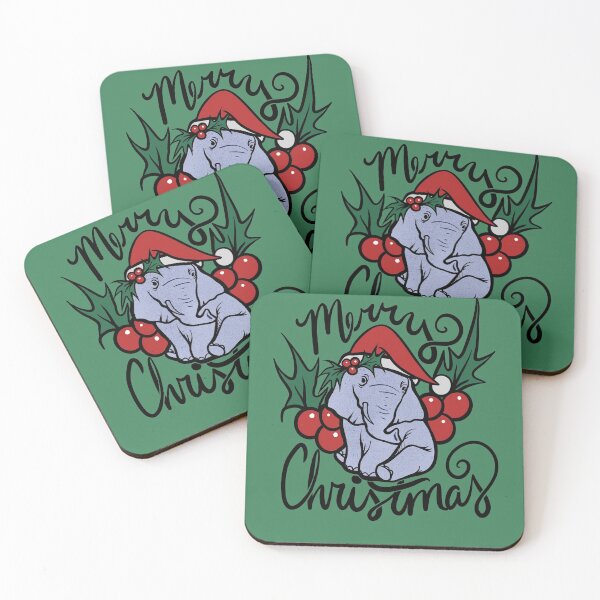 Artikelvorschau, Merry Christmas Elephant entworfen und verkauft von FrictionMaxxing.