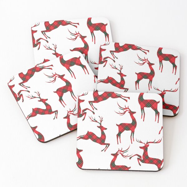 Item preview, deer red plaid  designed and sold by Babmk.