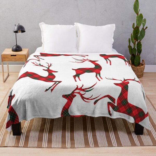 Item preview, deer red plaid  designed and sold by Babmk.