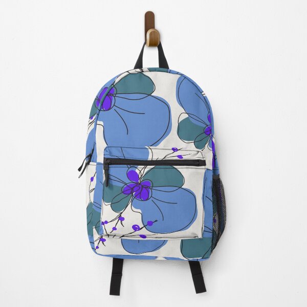 Item preview, Floral school backpack designed and sold by Fox Mix.