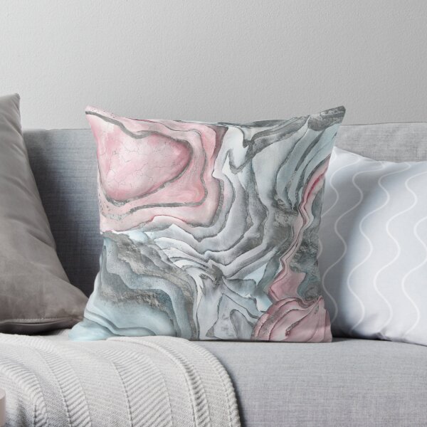 Blush and gray clearance pillows