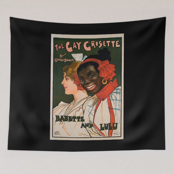 Item preview, retro the gay grisette babette and lulu designed and sold by CorasPosters.