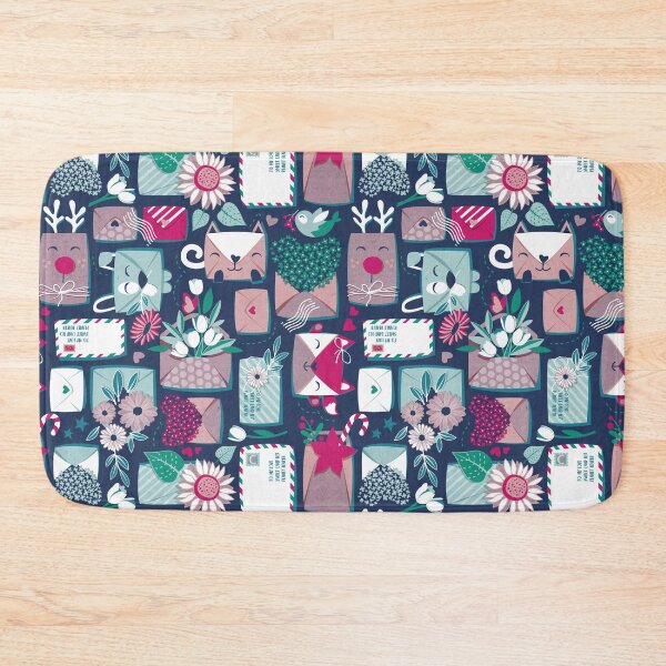 Item preview, Happy mail // green brown and pink letters designed and sold by SelmaCardoso.