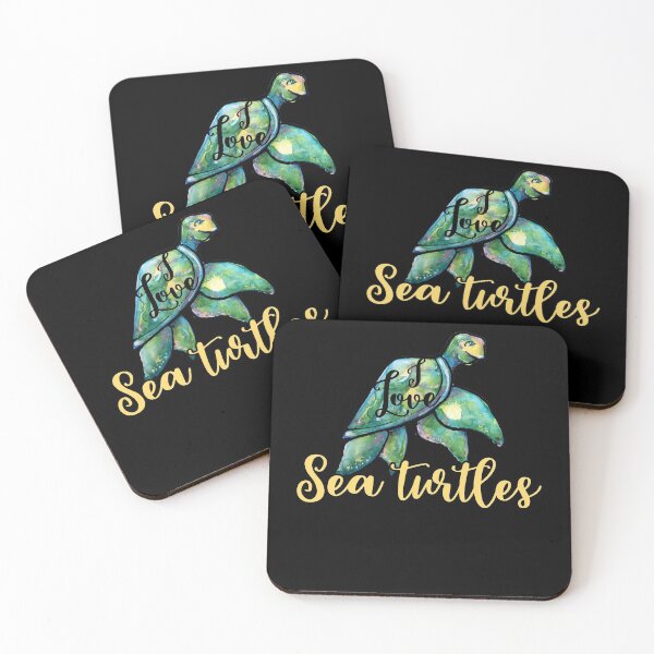 Item preview, I love sea turtles designed and sold by FrictionMaxxing.