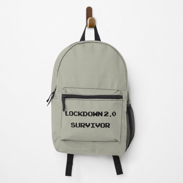 Item preview, Lockdown 2.0 survivor - Arcade Grey style Black typography designed and sold by Deegital18.