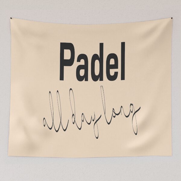 Item preview, Padel All Day Long (Black Edition) designed and sold by GVibezPadel.