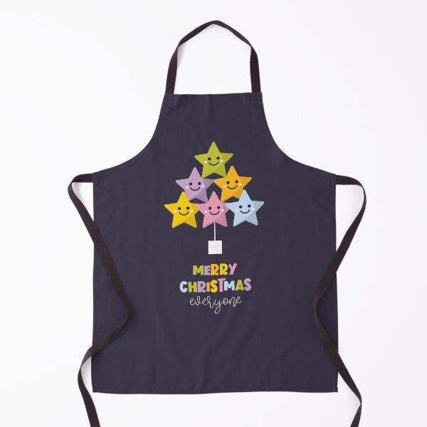 Item preview, Cute Stars Christmas Tree designed and sold by VicEllisArt.