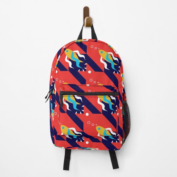 Item preview, Red Piranha Attacks Goldfish designed and sold by nadica.