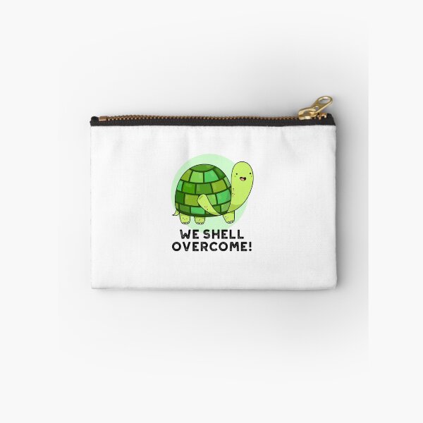 Item preview, We Shell Overcome Funny Tortoise Puns  designed and sold by punnybone.