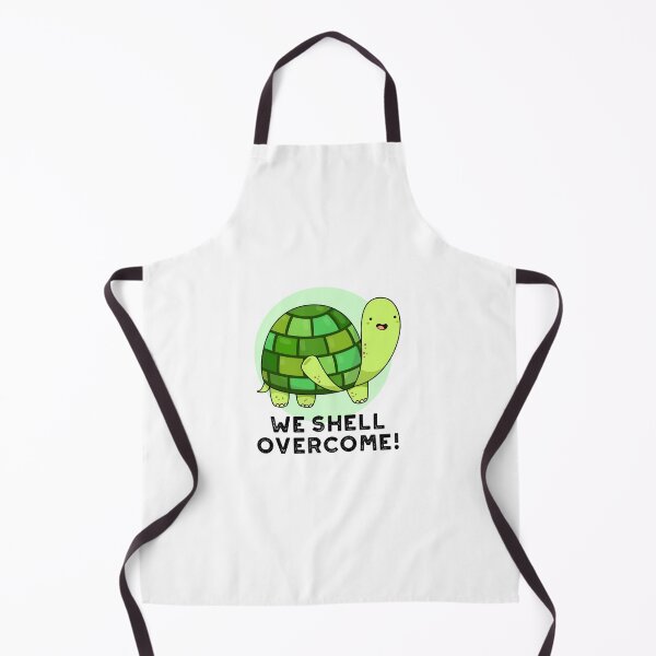 Item preview, We Shell Overcome Funny Tortoise Puns designed and sold by punnybone.