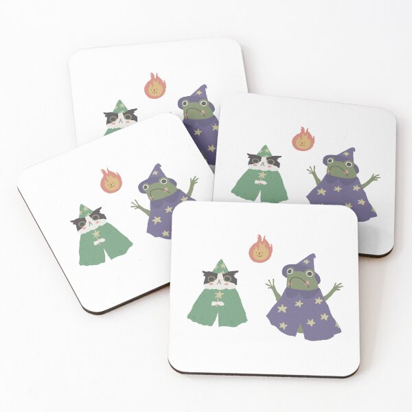 Item preview, Frog Wizard and his small apprentice designed and sold by tduffin.