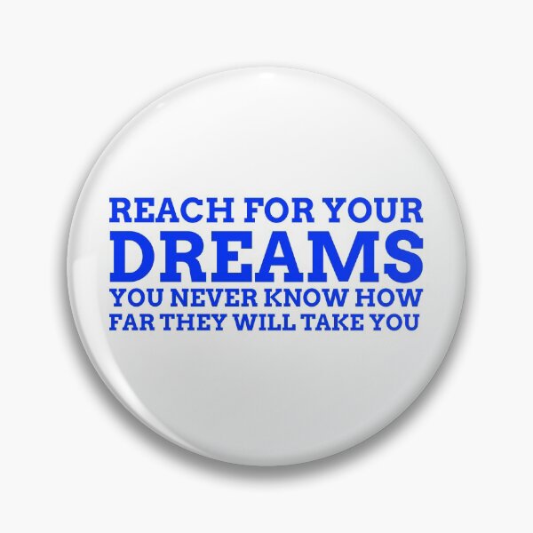 Item preview, Reach for your Dreams (Blue on White) designed and sold by Wofford Lee Jones.