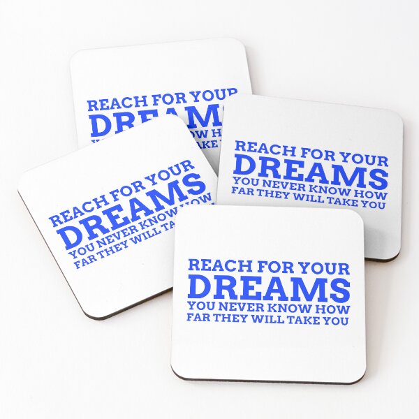 Item preview, Reach for your Dreams (Blue on White) designed and sold by Wofford Lee Jones.