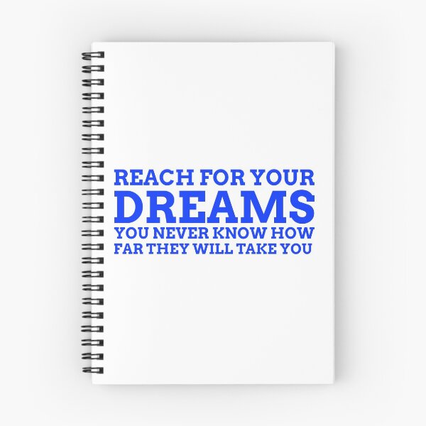 Item preview, Reach for your Dreams (Blue on White) designed and sold by Wofford Lee Jones.
