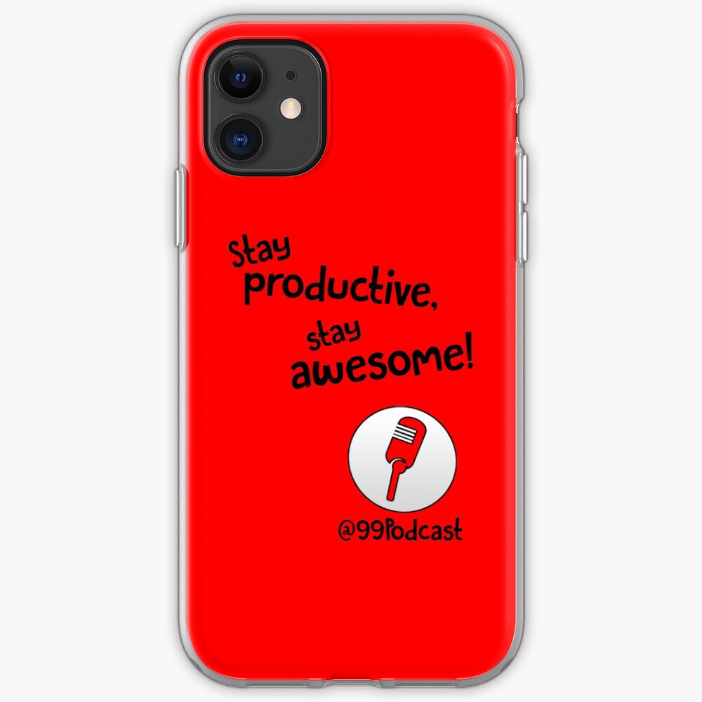 Stay Productive, Stay Awesome - 99% Perspiration iPhone Case & Cover