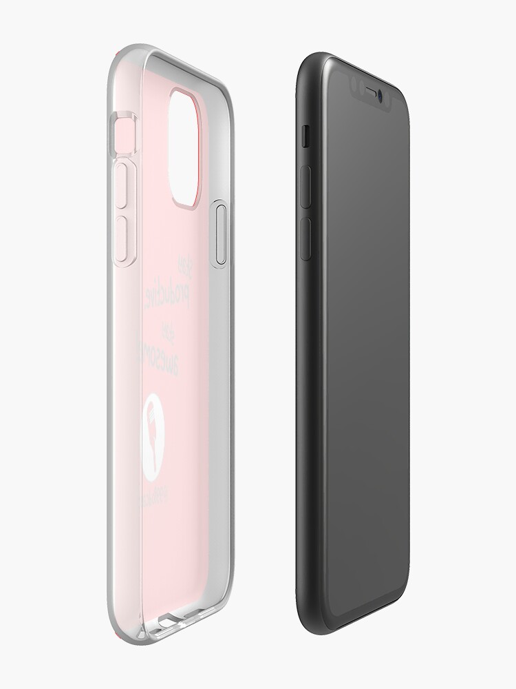 Alternate view of Stay Productive, Stay Awesome - 99% Perspiration iPhone Case & Cover