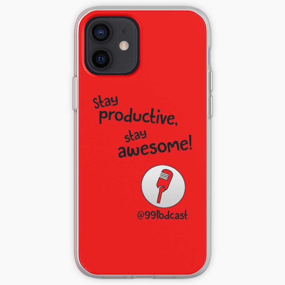 Stay Productive, Stay Awesome - 99% Perspiration iPhone Case & Cover