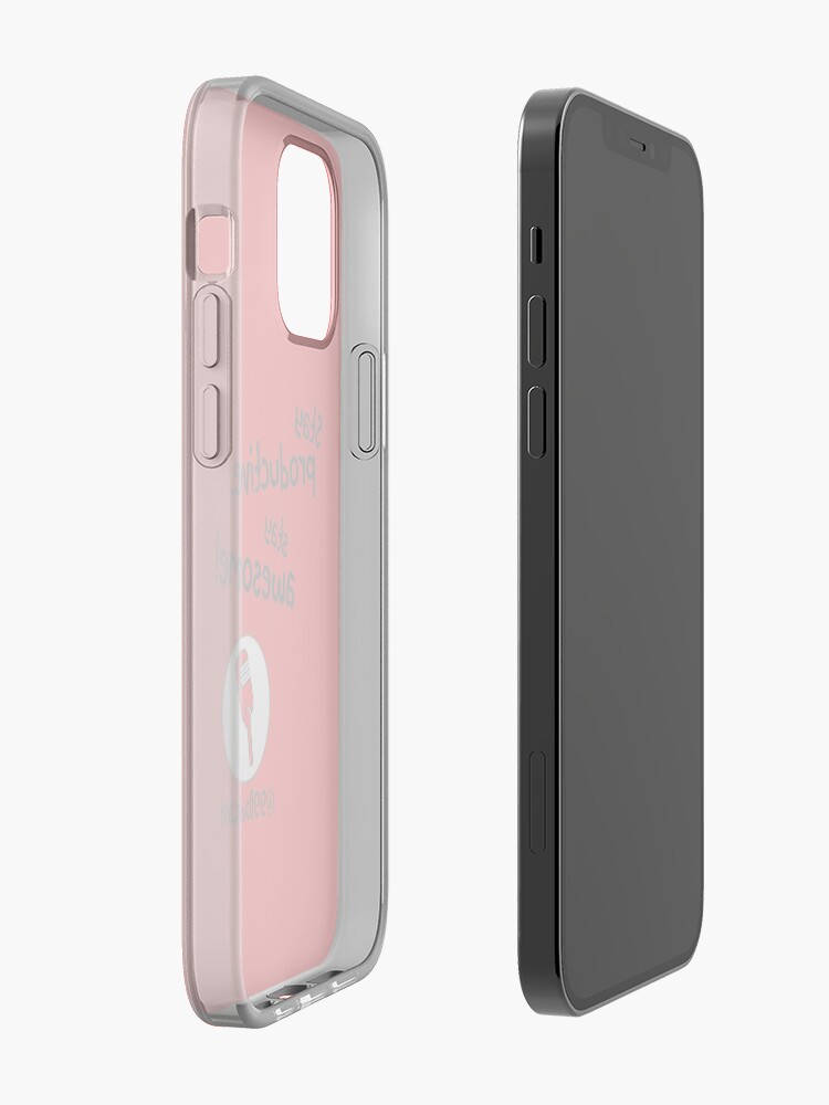 Alternate view of Stay Productive, Stay Awesome - 99% Perspiration iPhone Case & Cover