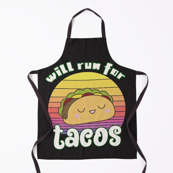 Item preview, Will Run For Tacos designed and sold by unique things.