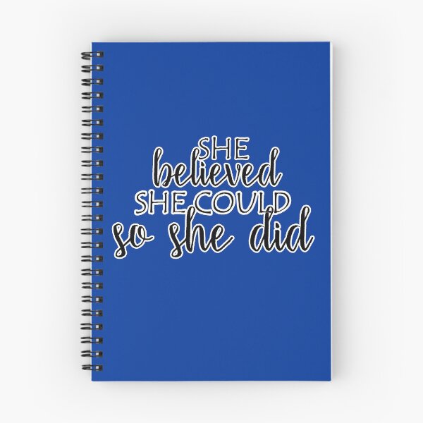 Item preview, She Believed She Could So She Did / Motivation designed and sold by TeeStoreNMore.