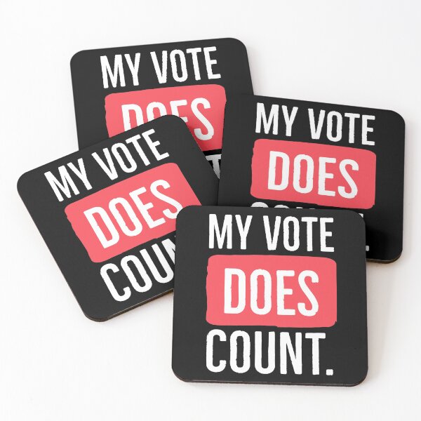 Item preview, Copy of My vote DOES count. designed and sold by AnnieHochmann.