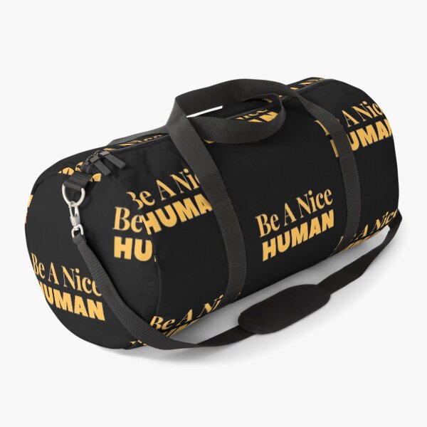 Item preview, BE A NICE HUMAN in Yellow designed and sold by Indra Agrawal.