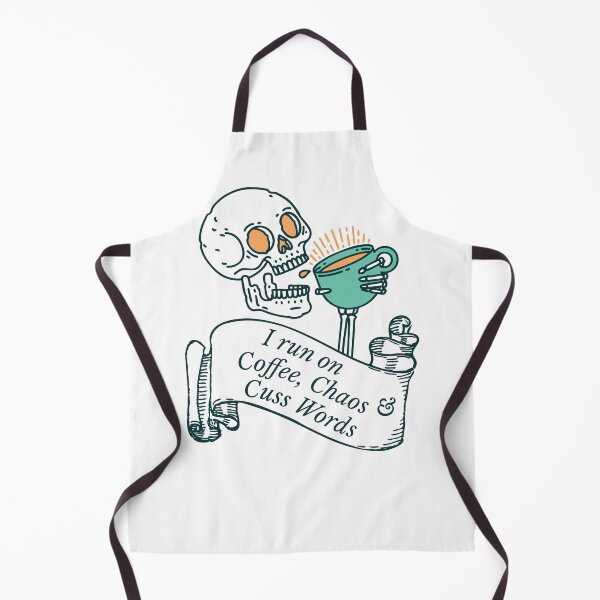 Item preview, I Run On Coffee, Chaos & Cuss Words designed and sold by Veewell.